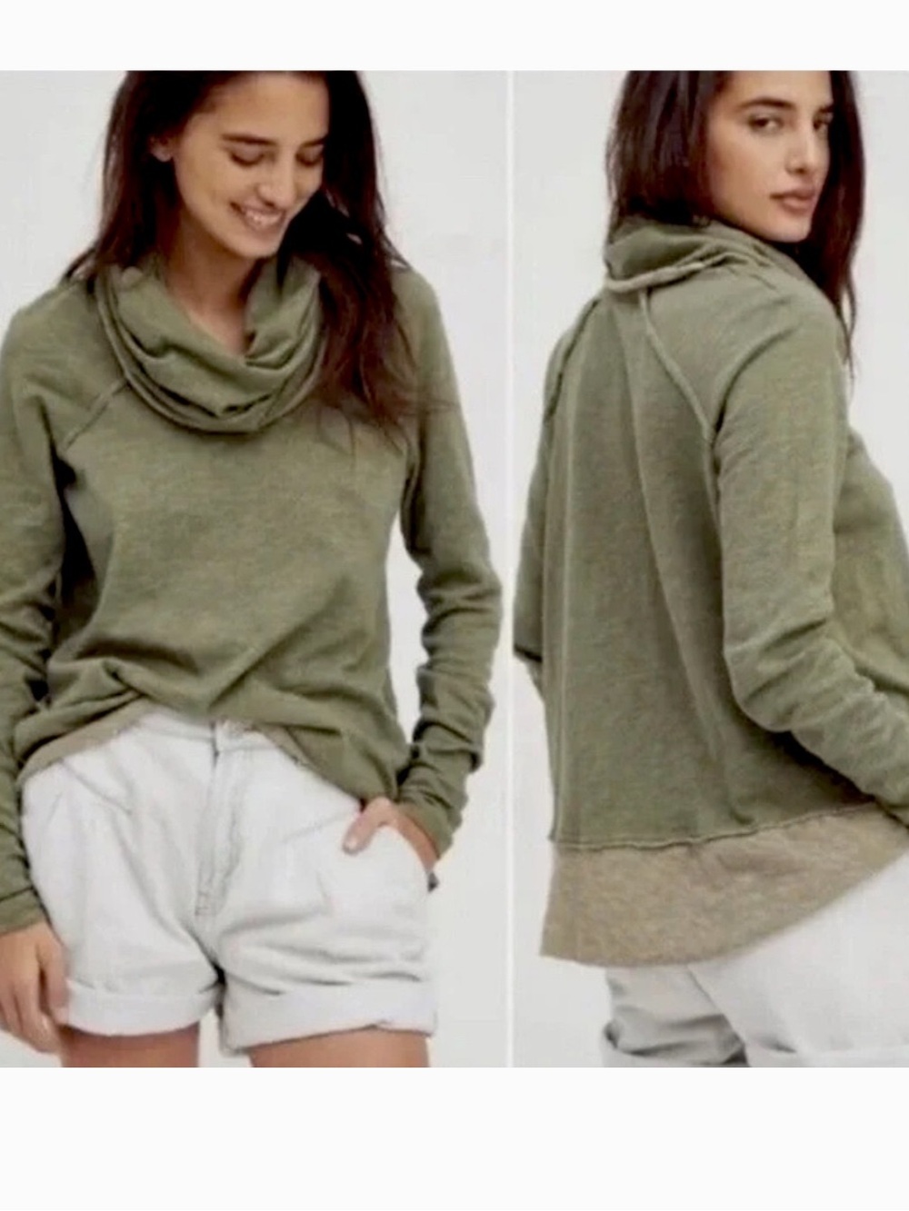 Free People - FP Beach Cocoon Oversized Cowl Boho Pullover